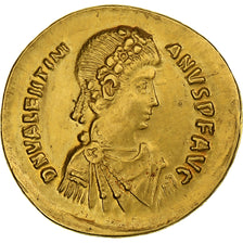 Valentinian II, Solidus, 383-388, Constantinople, Or, SUP, RIC:69b
