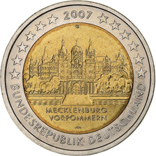 Allemagne, 2 Euro, Mecklenburg-Vorpommern, 2007, Karlsruhe, Bimétallique, SUP+