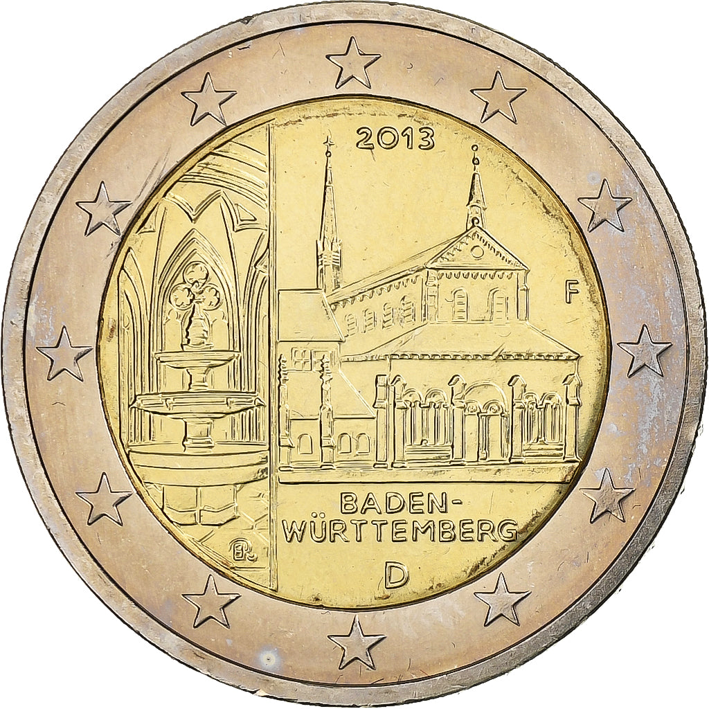 Duitsland, 2 Euro, Baden-Württemberg, 2013, Stuttgart, Bi-Metallic, PR