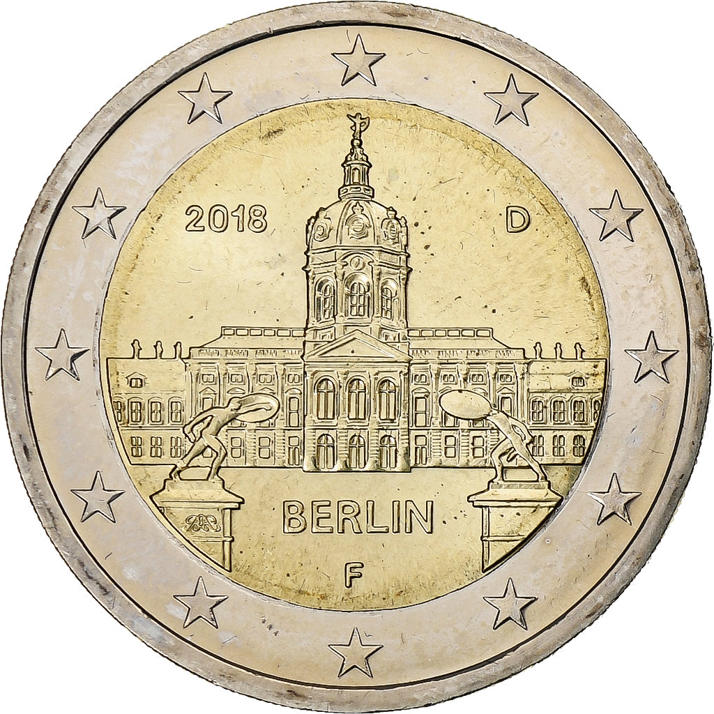 Duitsland, 2 Euro, berlin, 2018, Stuttgart, Bi-Metallic, PR+