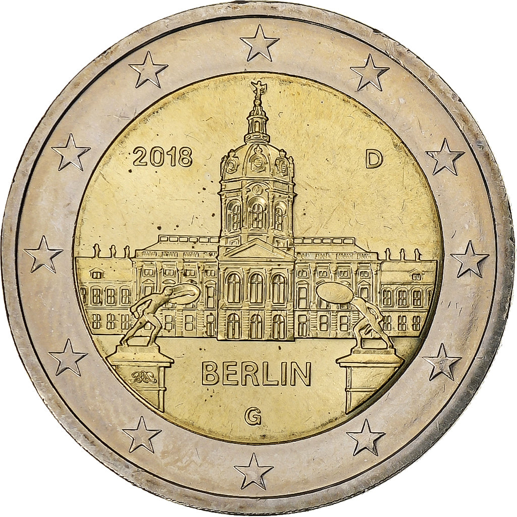 Duitsland, 2 Euro, berlin, 2018, Karlsruhe, Bi-Metallic, PR+