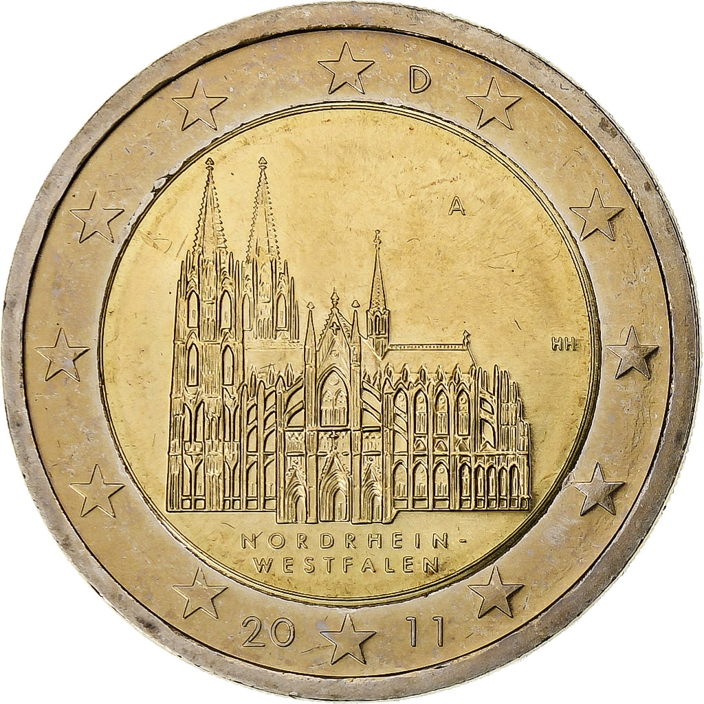 Germany, 2 Euro, Nordrhein-Westfalen, 2011, Berlin, Bi-Metallic, MS(60-62)