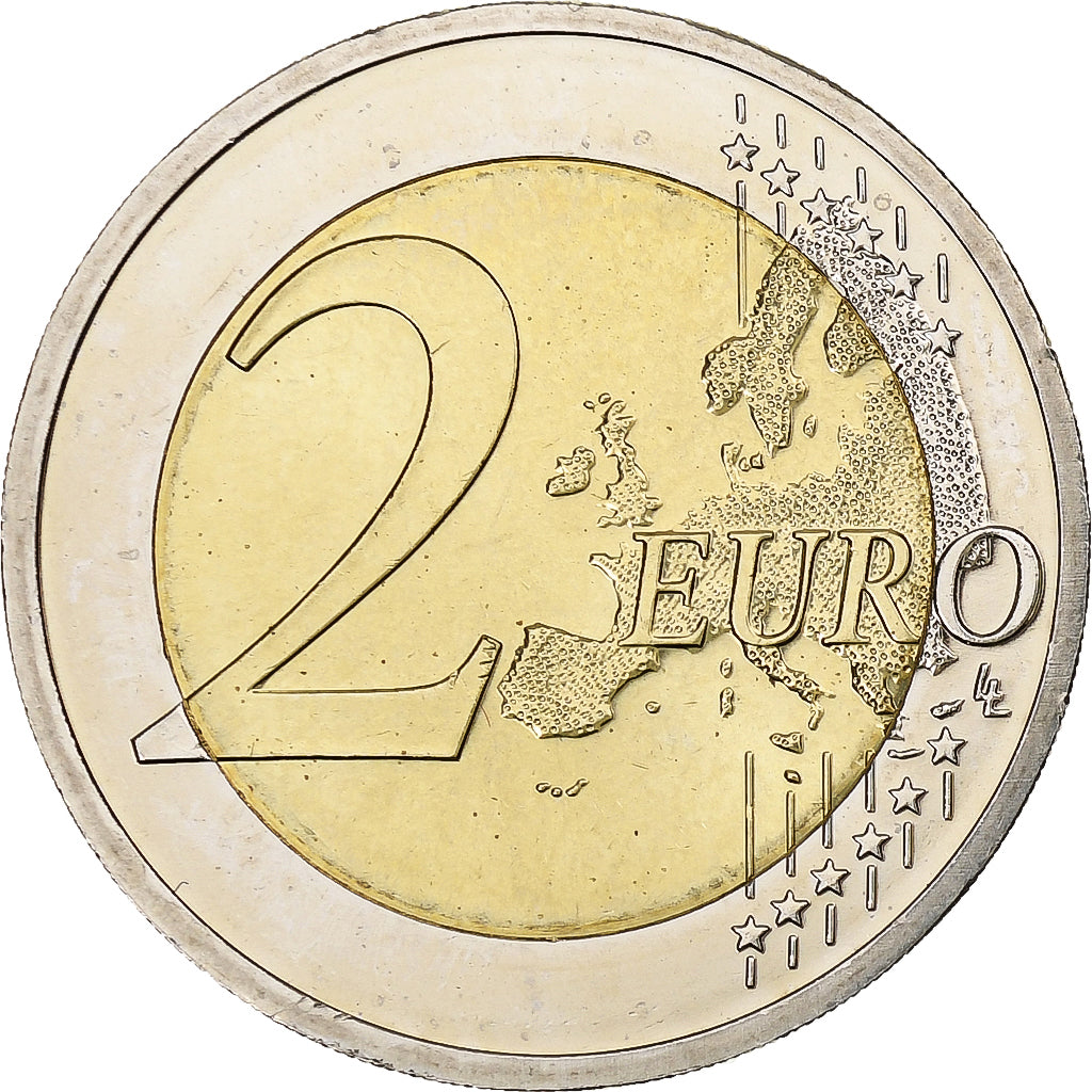 Allemagne, 2 Euro, Hessen, 2015, Karlsruhe, Bimétallique, SUP+