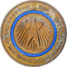 Alemania, 5 Euro, Planet Earth, 2016, Karlsruhe, Trimetálico, SC, KM:348