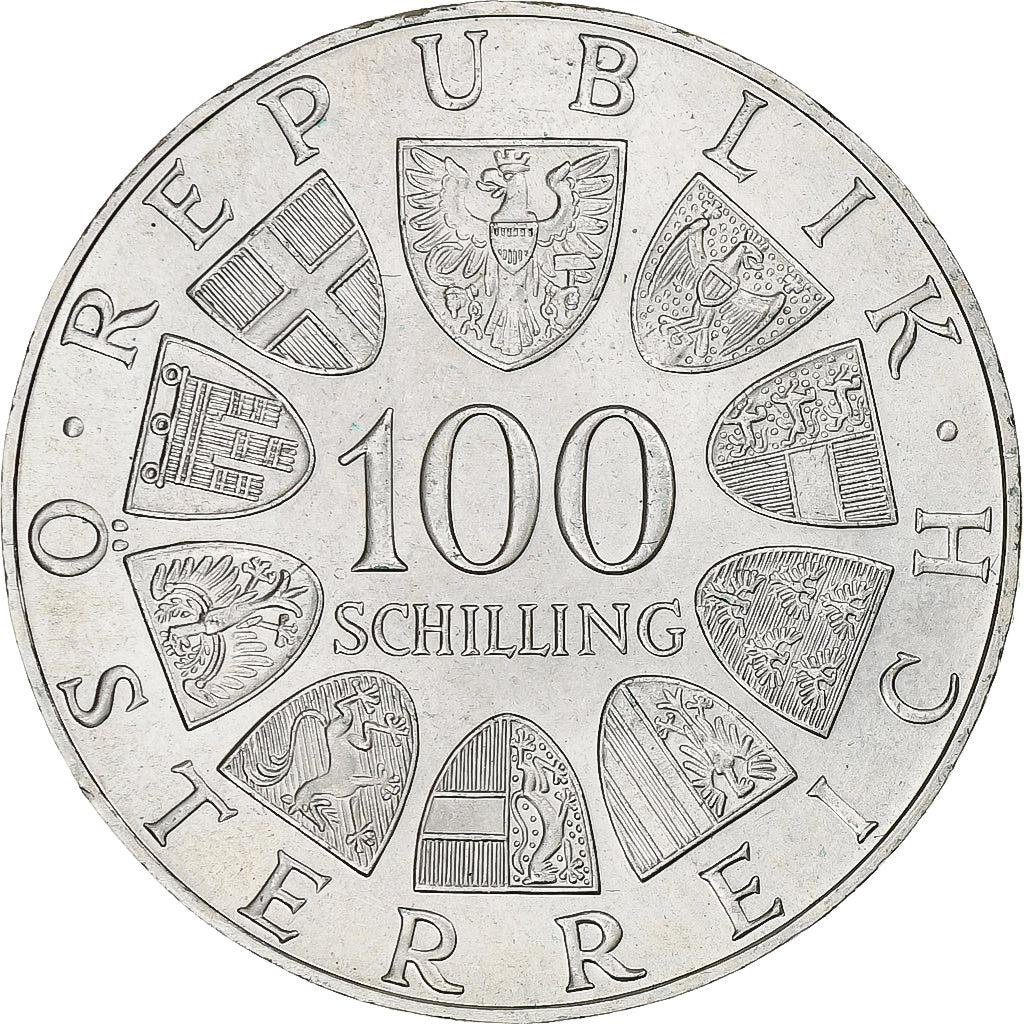 Austria, 100 Schilling, Burgtheater, 1976, Vienna, Argento, SPL-