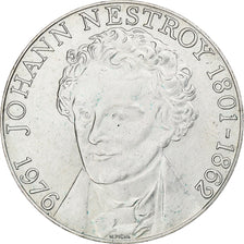 Österreich, 100 Schilling, Johann Nestroy, 1976, Vienna, Silber, SS+