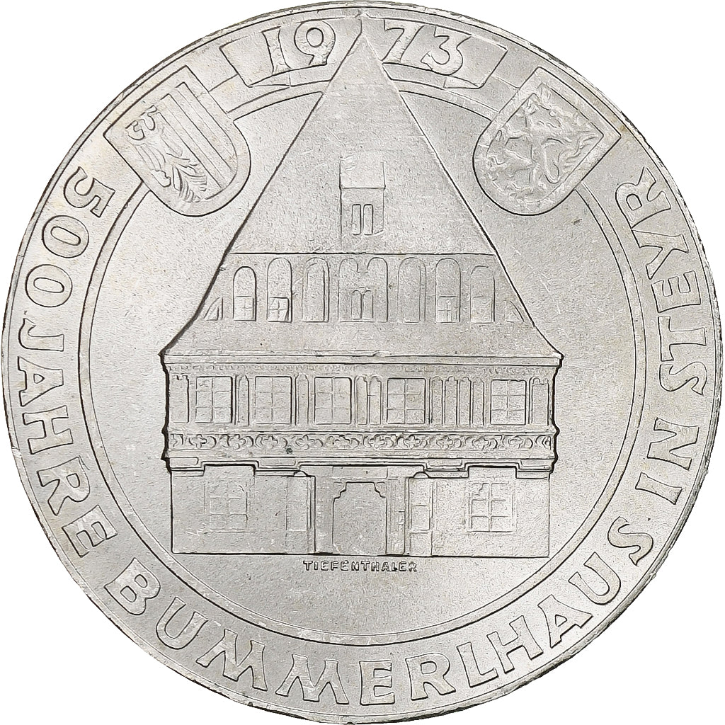 Austria, 50 Schilling, Bummerl House, 1973, Vienna, Argento, SPL-