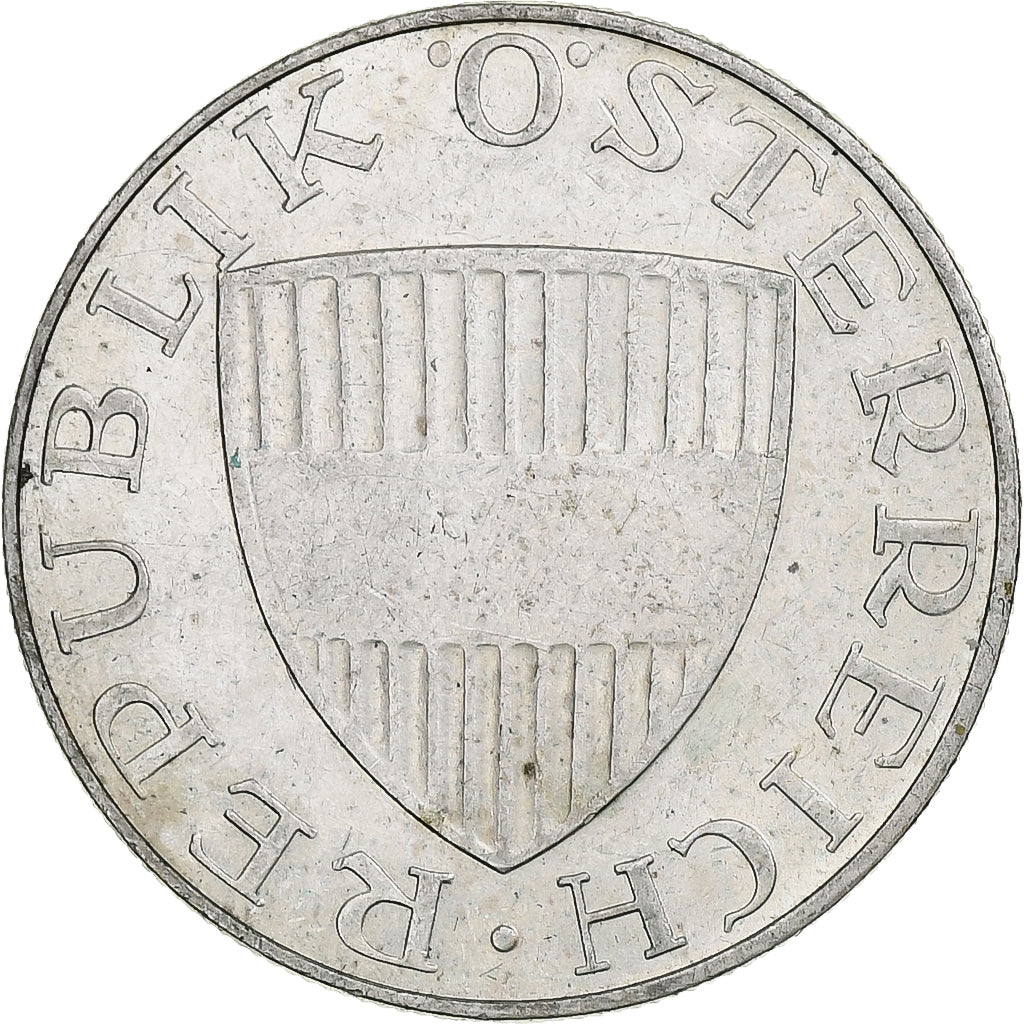 Áustria, 10 Schilling, 1958, Vienna, Prata, EF(40-45)