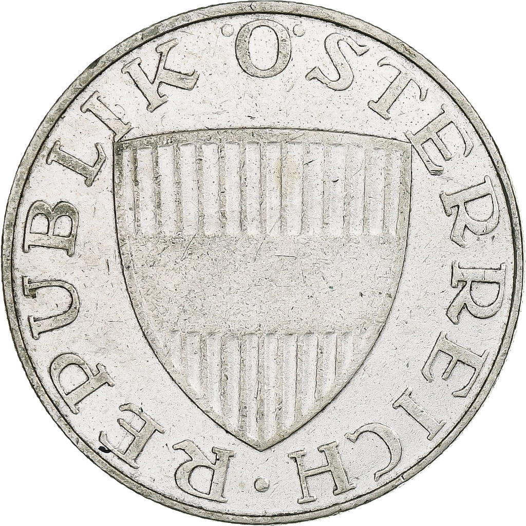 Áustria, 10 Schilling, 1957, Vienna, Prata, EF(40-45)