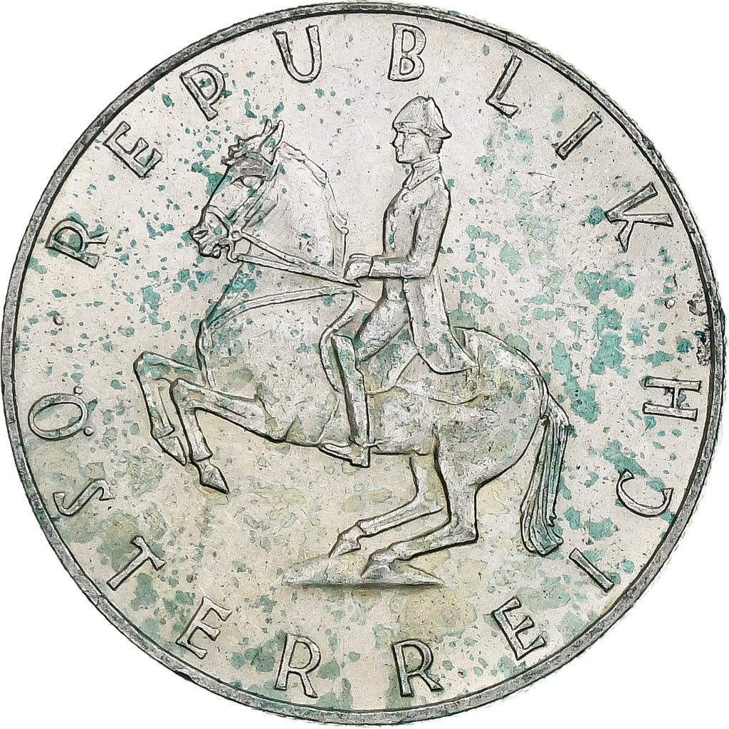 Áustria, 5 Schilling, 1961, Vienna, Prata, EF(40-45)