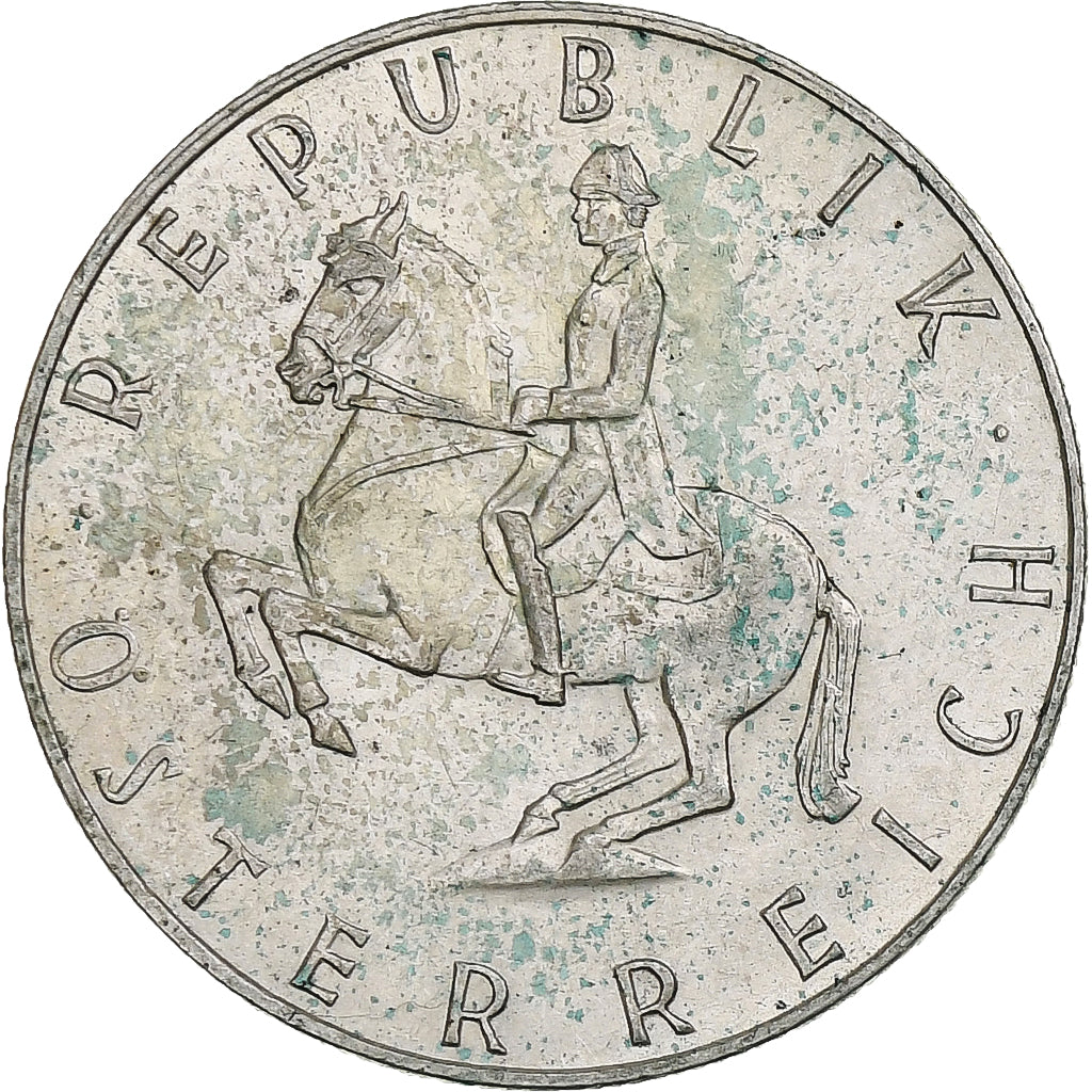 Áustria, 5 Schilling, 1960, Vienna, Prata, EF(40-45)