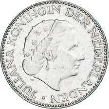 Paesi Bassi, Juliana, Gulden, 1954, Utrecht, Argento, BB+, KM:184