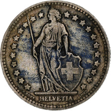 Schweiz, Franc, Helvetia, 1945, Bern, Silber, S+, KM:24