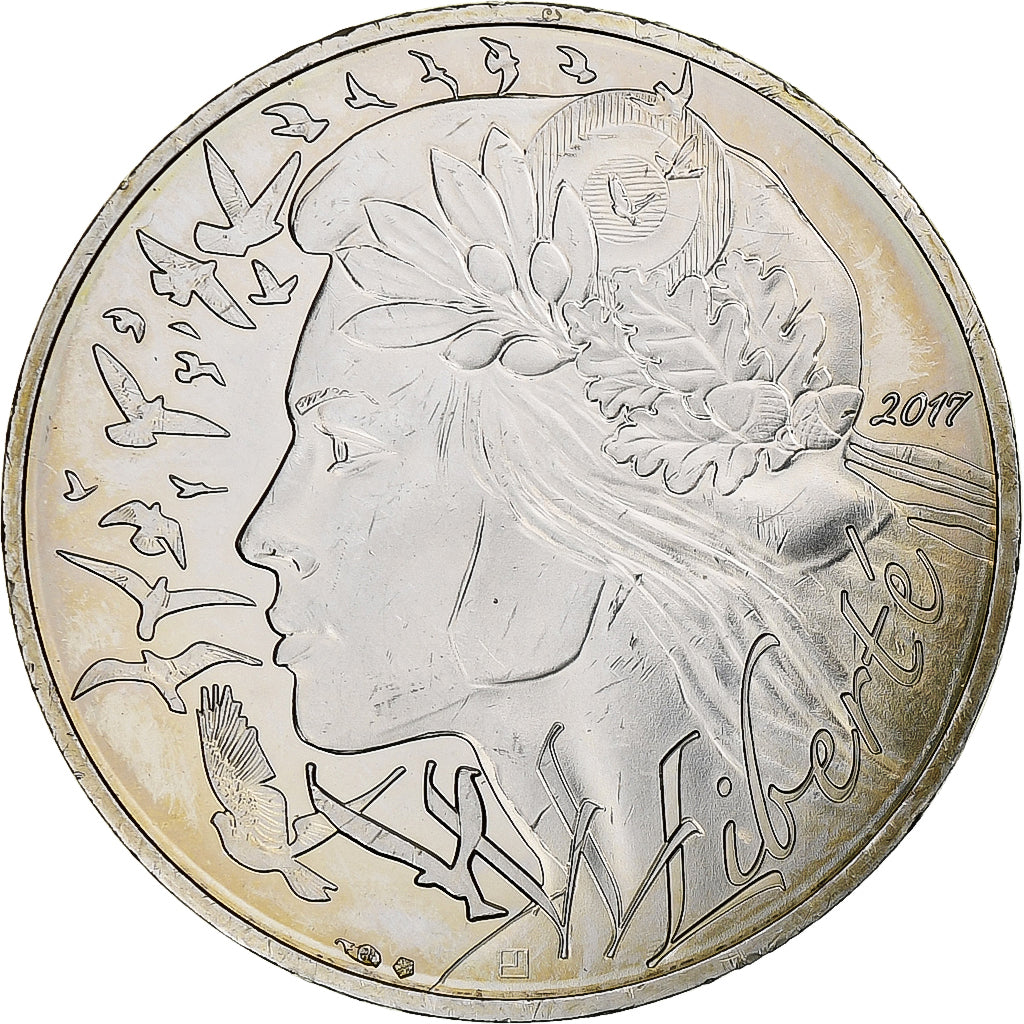 Frankrijk, 20 Euro, Liberté, 2017, MDP, Zilver, UNC-