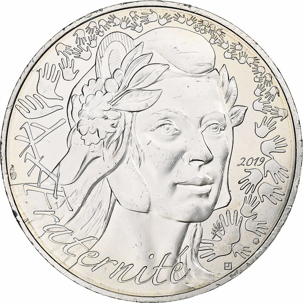 Frankrijk, 20 Euro, Fraternité, 2019, MDP, Zilver, UNC-