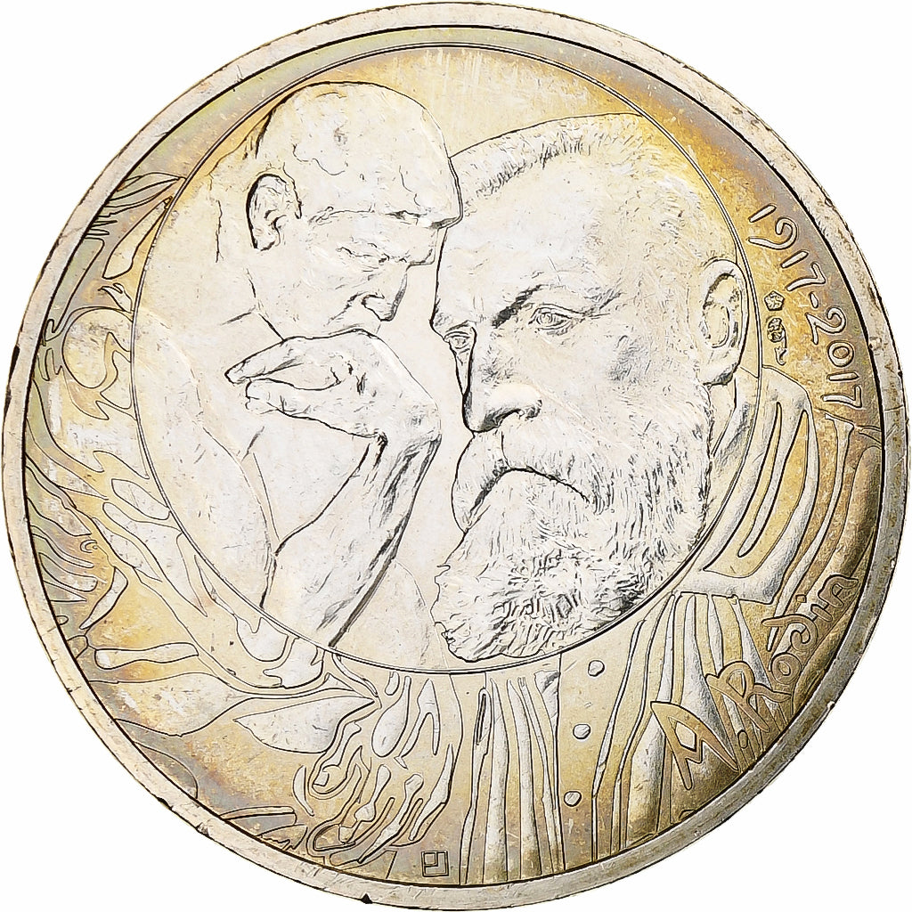 France, 10 Euro, Auguste Rodin, 2017, MDP, Argent, SUP+