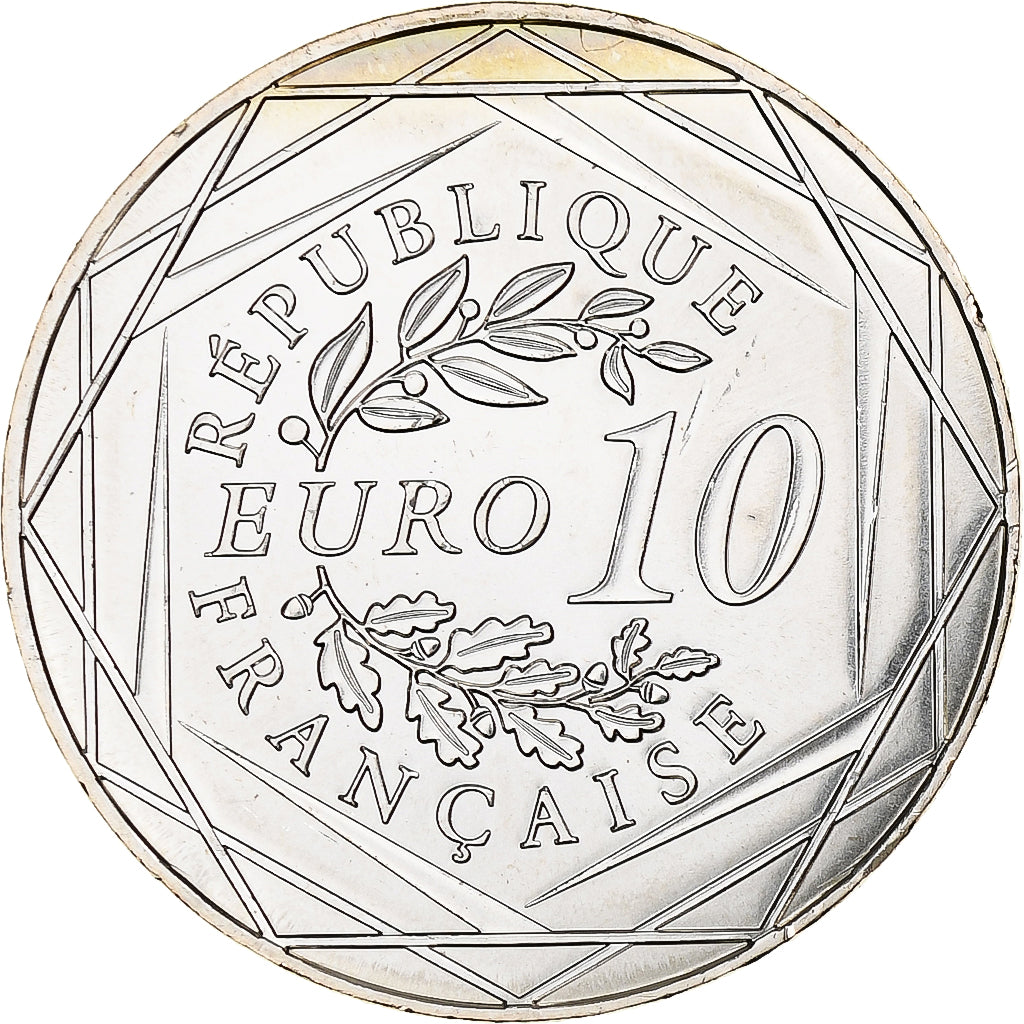France, 10 Euro, Auguste Rodin, 2017, MDP, Argent, SUP+
