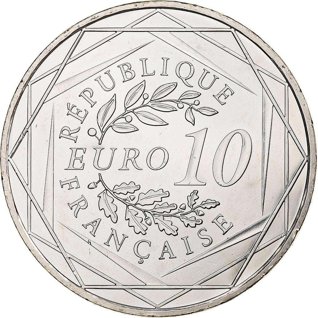 Francia, 10 Euro, Hercule, 2012, MDP, Argento, FDC, KM:2073