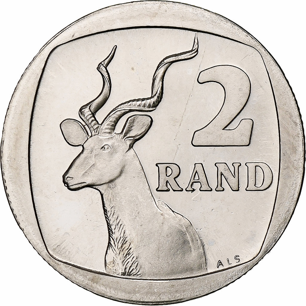 Sudafrica, 2 Rand, 1995, Centurion, BU, Rame placcato nichel, FDC, KM:139