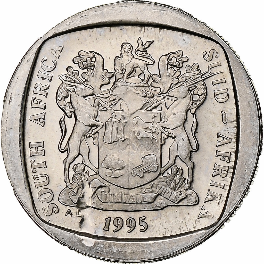 Sudafrica, Rand, 1995, Centurion, BU, Rame placcato nichel, FDC, KM:138