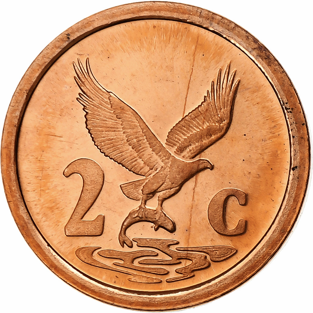 Afrique du Sud, 2 Cents, 1995, Centurion, BU, Bronze Plated Steel, FDC, KM:133