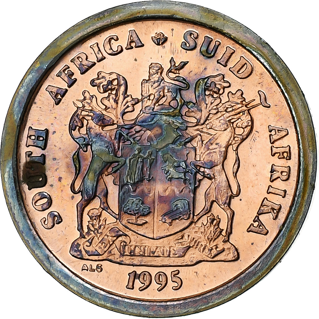 Afrique du Sud, Cent, 1995, Centurion, BU, Bronze Plated Steel, FDC, KM:132