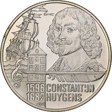 Nederland, 20 Euro, Constantijn Huygens, 1996, Zilver, Proof, FDC