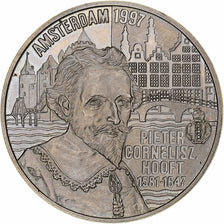 Nederland, 5 Euro, Constantijn Huygens, 1997, Zilver, Proof, FDC