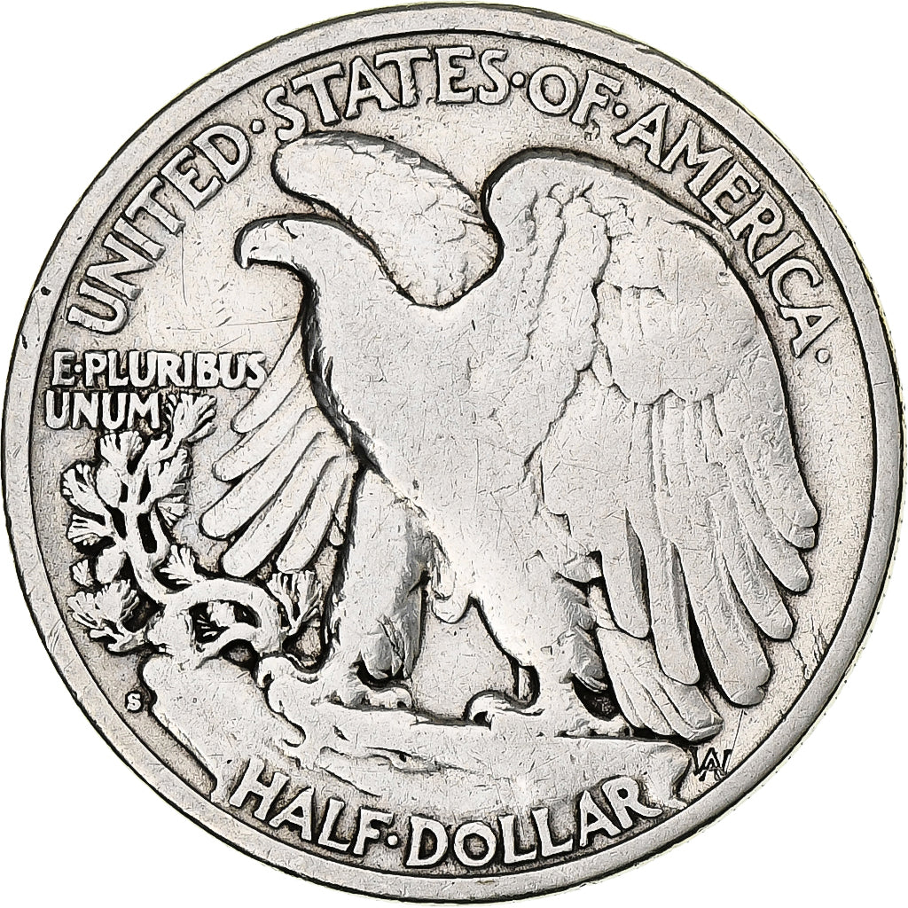 United States, Half Dollar, Liberty Walking, 1941, San Francisco, Silver