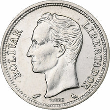 Venezuela, Bolivar, 1965, Paris, Silver, AU(55-58), KM:37a