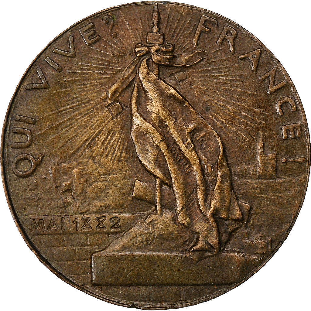 Frankreich, Medaille, Ligue des Patriotes, 1882, Bronze, VZ