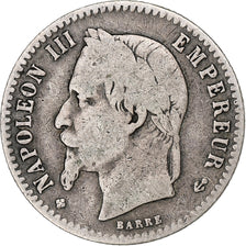 France, Napoleon III, 50 Centimes, 1867, Strasbourg, Silver, VF(20-25)