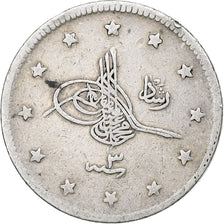 Empire ottoman, Mehmed V, 2 Kurush, AH 1327/1911, Constantinople, Silver