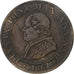 Papal States, Pius IX, 1/2 Soldo, 1867, Rome, Rame, BB, KM:1371