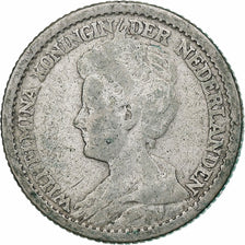 Netherlands, Wilhelmina I, 25 Cents, 1917, Utrecht, Silver, VF(20-25), KM:146