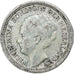 Netherlands, Wilhelmina I, 10 Cents, 1938, Utrecht, Silver, EF(40-45), KM:163