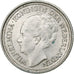 Netherlands, Wilhelmina I, 10 Cents, 1935, Utrecht, Silver, AU(55-58), KM:163