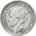 Holandia, Wilhelmina I, 10 Cents, 1937, Utrecht, Srebro, EF(40-45), KM:163