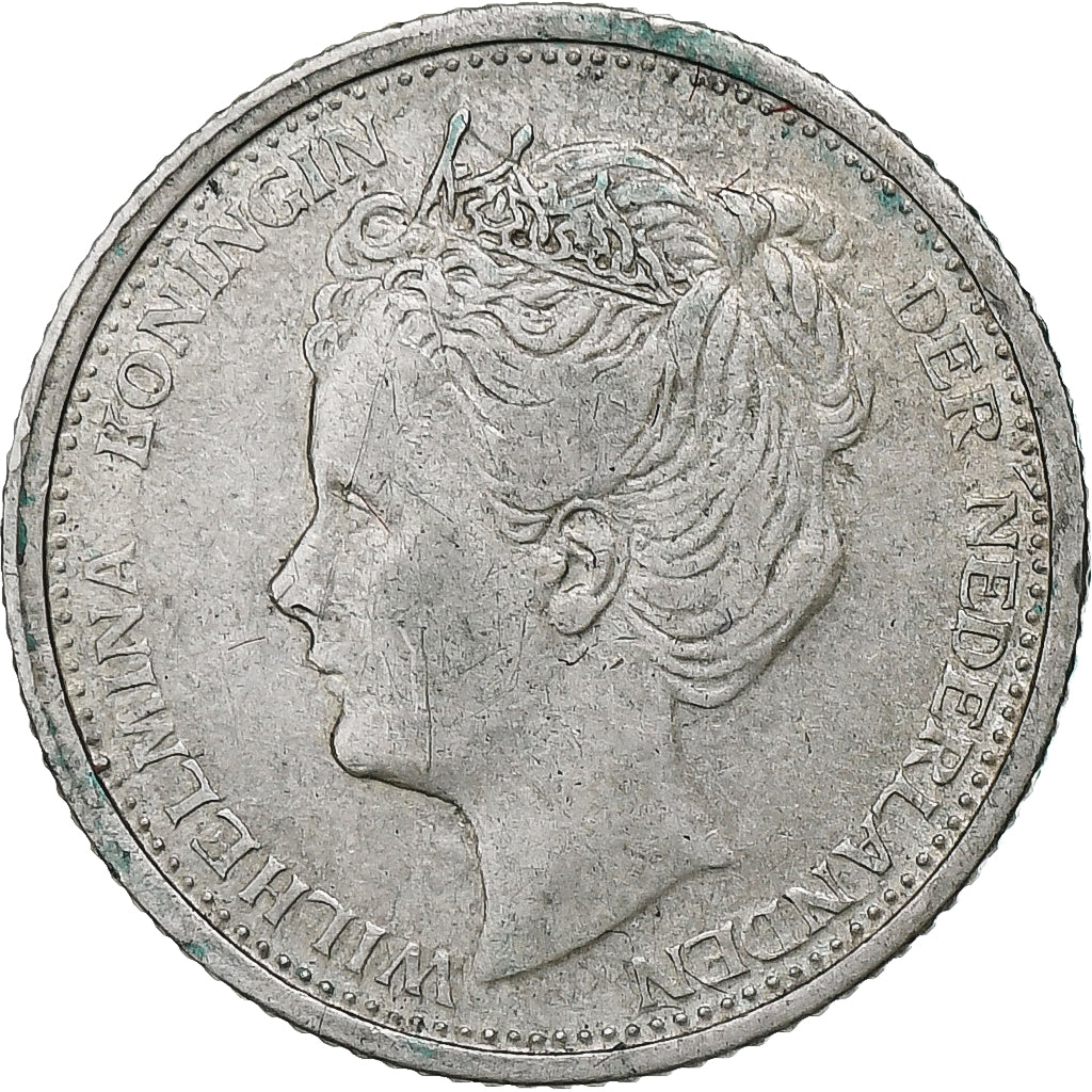 Holandia, Wilhelmina I, 10 Cents, 1906, Utrecht, Srebro, EF(40-45), KM:136