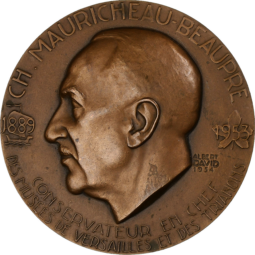 Frankreich, Medaille, Mauricheau-Baupré, Conservateur de Versailles, 1954