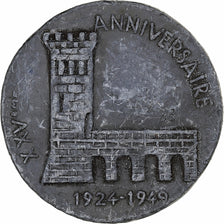 Francia, medaglia, Salon des Annonciades de Pontarlier, 1949, Piombo, MB+