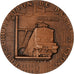 France, Medal, Électrification de Paris à Lyon, 1952, Copper, Renard