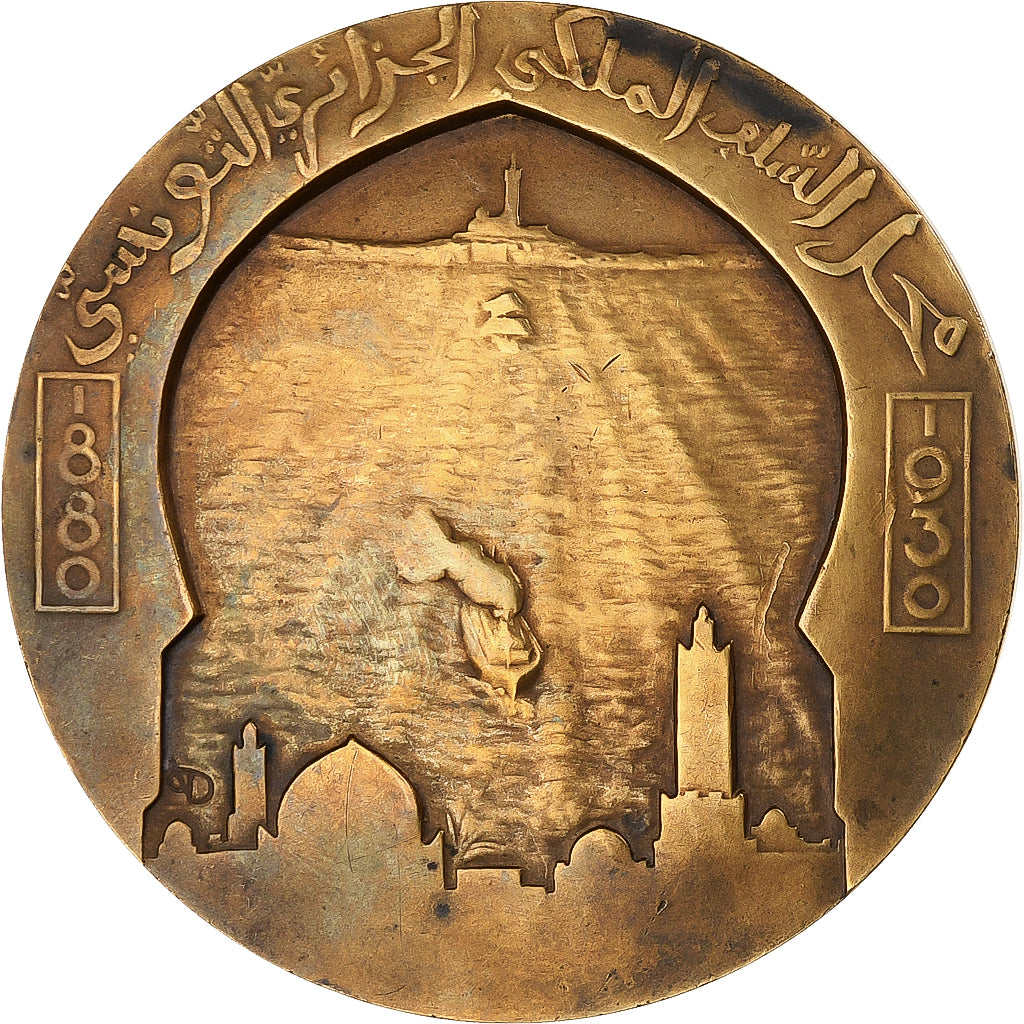 França, medalha, Crédit foncier d’Algérie et Tunisie, 1930, Bronze