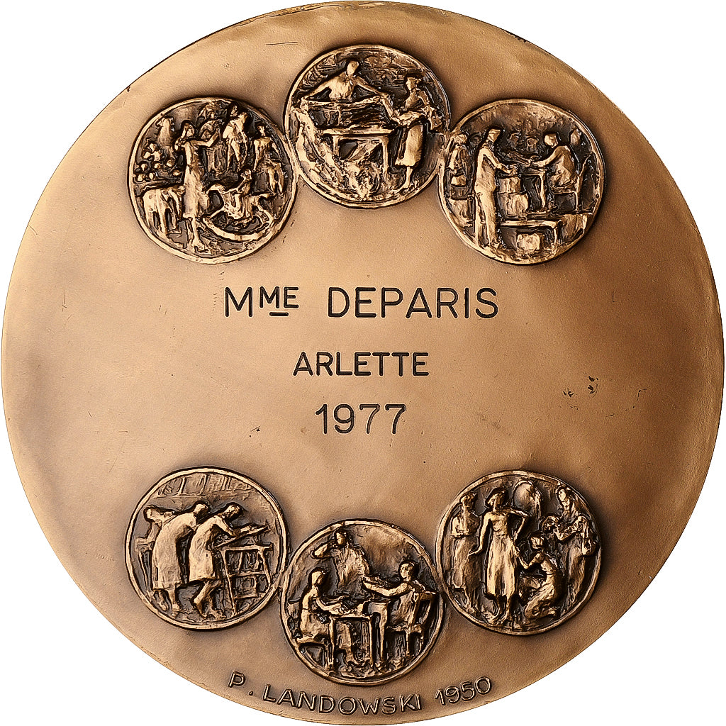 Frankreich, Medaille, Fédération des commerces à entreprises multiples, 1977