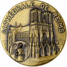 France, Medal, Cathédrale de Reims, 2011, Bronze, MS(63)
