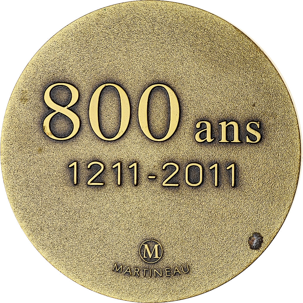 France, Medal, Cathédrale de Reims, 2011, Bronze, MS(63)