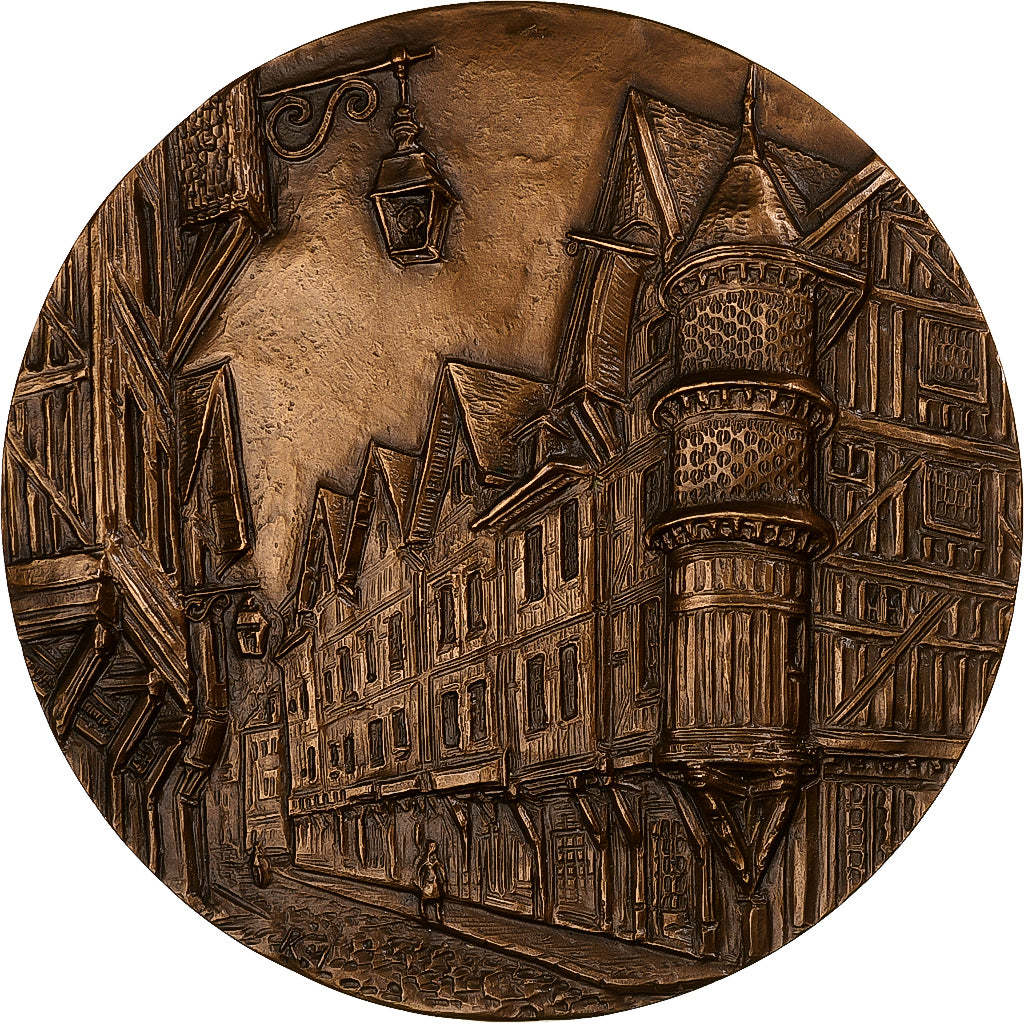 France, Medal, Troyes, 1982, Bronze, Irolla, MS(63)