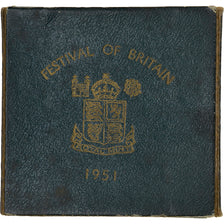 United Kingdom, George VI, 5 Shillings, 1951, British Royal Mint, Copper-nickel