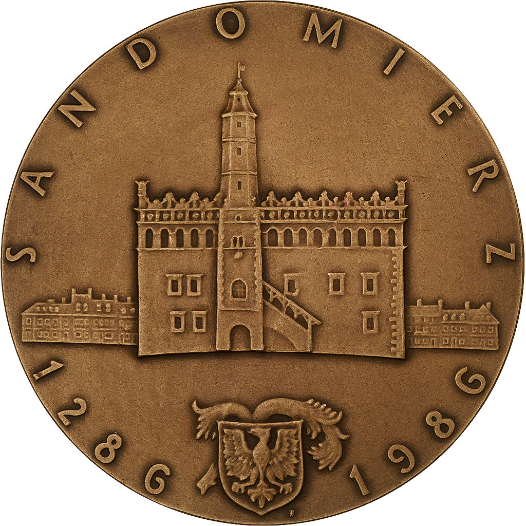Polen, Medaille, Sandomierz, 1986, Bronzen, UNC-