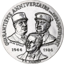 France, Médaille, Quarantième anniversaire du Débarquement, 1984, Bronze